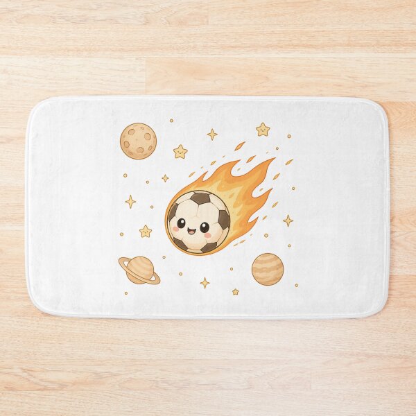 Item preview, Cute Kawaii Soccer Ball Comet Space Illustration designed and sold by Seculinator.