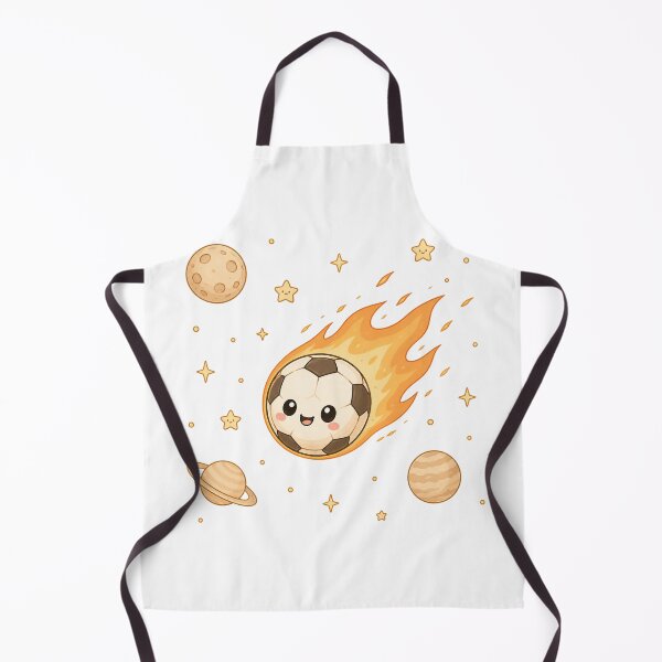 Item preview, Cute Kawaii Soccer Ball Comet Space Illustration designed and sold by Seculinator.
