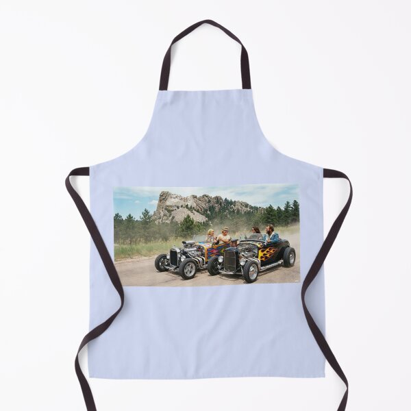 Item preview, HOT RODS AT MOUNT RUSHMORE 60S designed and sold by VERYOLDROAD BY AXTON BROWNING .