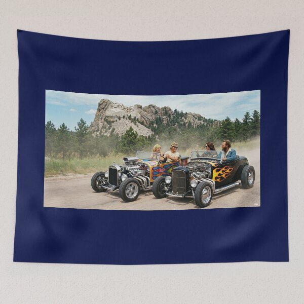 Item preview, HOT RODS EN EL MONTE RUSHMORE AÑOS 60 designed and sold by VERYOLDROAD BY AXTON BROWNING .