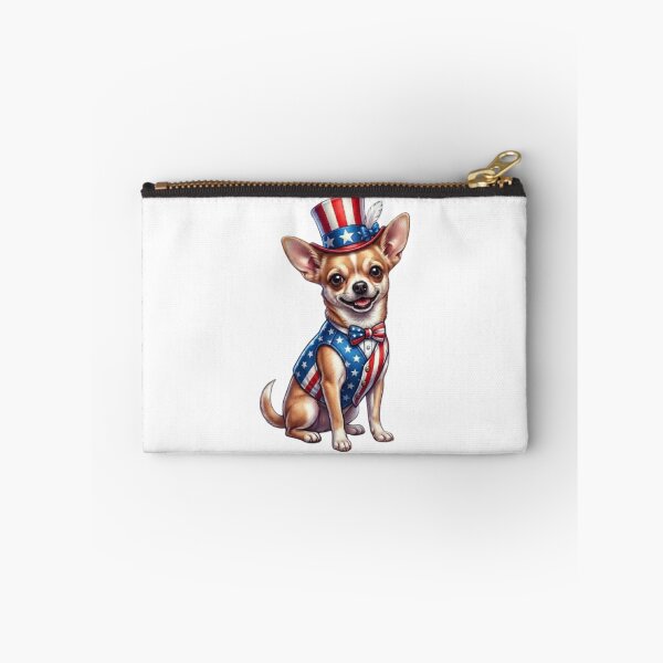 Item preview, Patriotic Chihuahua: American Anniversary Illustration designed and sold by CHRIST5000.