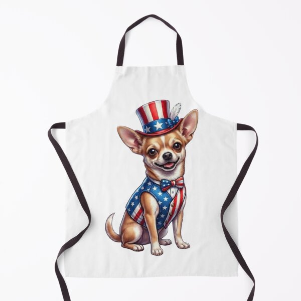 Item preview, Patriotic Chihuahua: American Anniversary Illustration designed and sold by CHRIST5000.