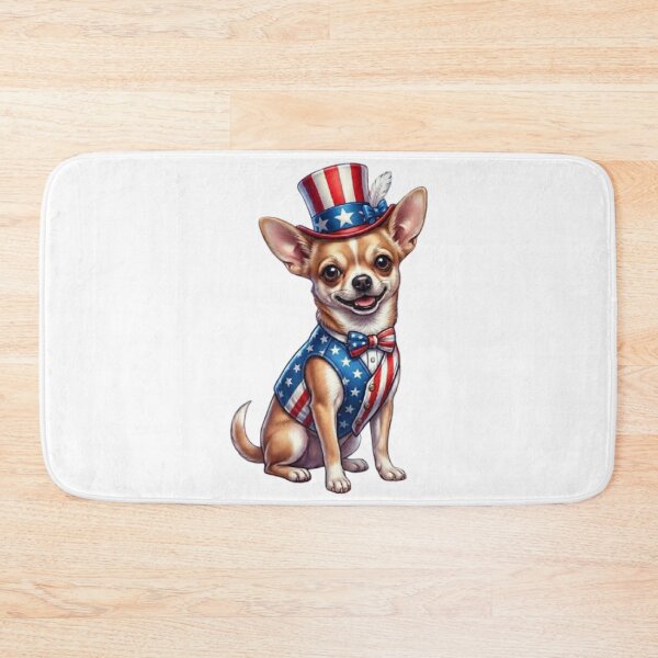 Item preview, Patriotic Chihuahua: American Anniversary Illustration designed and sold by CHRIST5000.