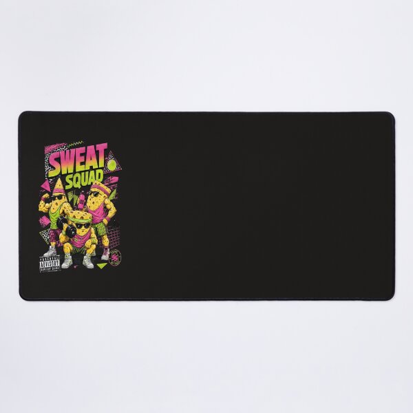 Item preview, Sweat Squad Retro Gym Cheese Workout designed and sold by AwesomeBeyondLimits.