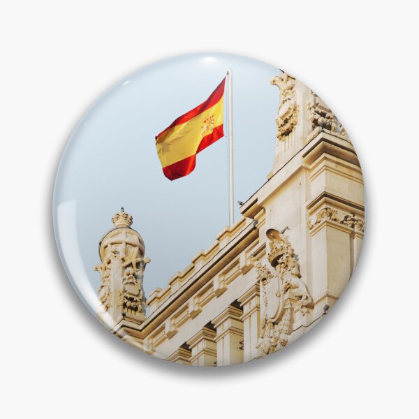 Item preview, Spain Architecture and National Flag designed and sold by A touch of creativity.