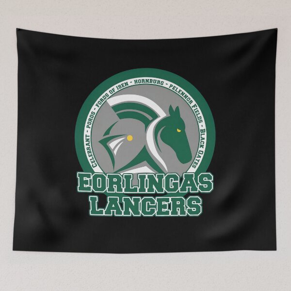 Aperçu de l'œuvre Eorlingass Lancers Rohan Inspired Sports créée et vendue par Mantedrop.