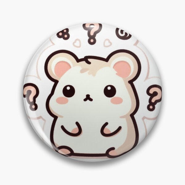 Item preview, Kawaii Existential Crisis Hamster Sticker designed and sold by PastelPawsArt.