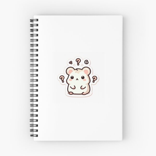 Item preview, Kawaii Existential Crisis Hamster Sticker designed and sold by PastelPawsArt.