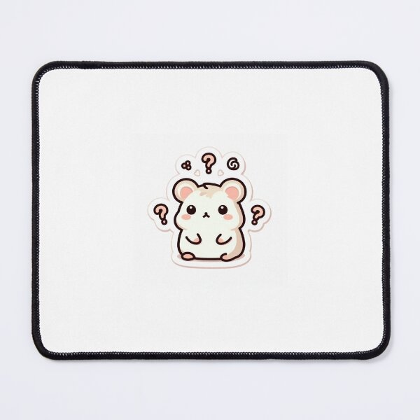 Item preview, Kawaii Existential Crisis Hamster Sticker designed and sold by PastelPawsArt.