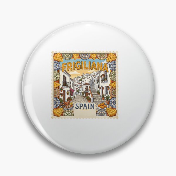 Item preview, Frigiliana Spain Food Sticker Souvenir Summer Edition designed and sold by Imaginarium of Chaos falcon88 .