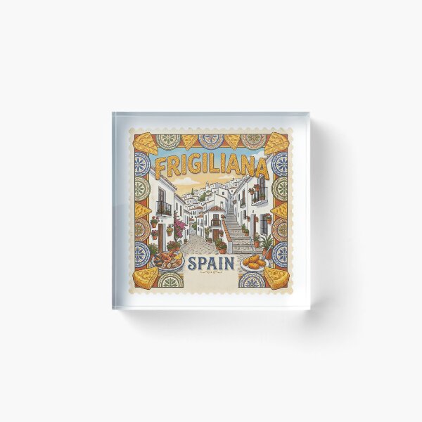 Item preview, Frigiliana Spain Food Sticker designed and sold by Imaginarium of Chaos falcon88 .