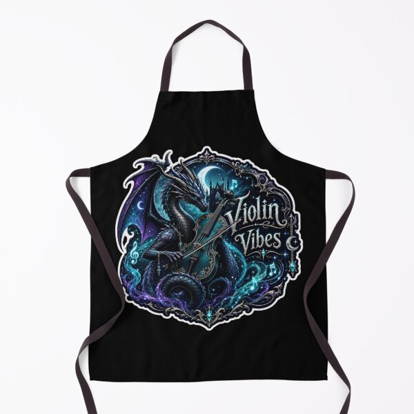 Item preview, Violin Vibes Dark Fantasy Dragon Music Design designed and sold by Sketchlegacy.