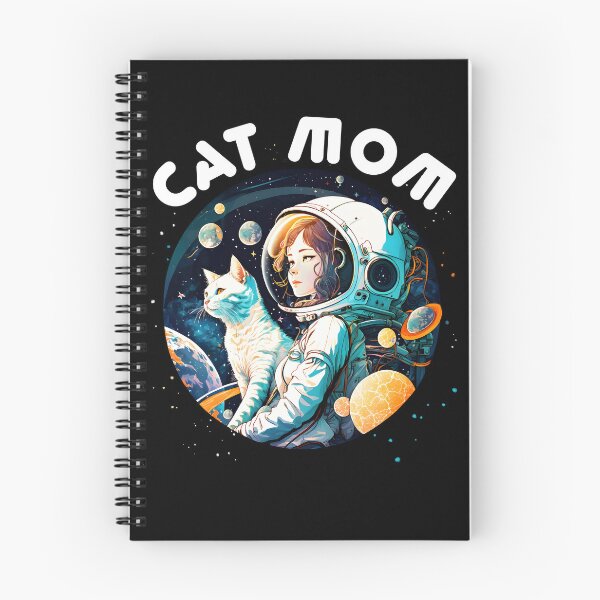 Item preview, Cat Mom Funny Vintage Cat Space & Fantasy Lover Astronaut designed and sold by SecretDicer.