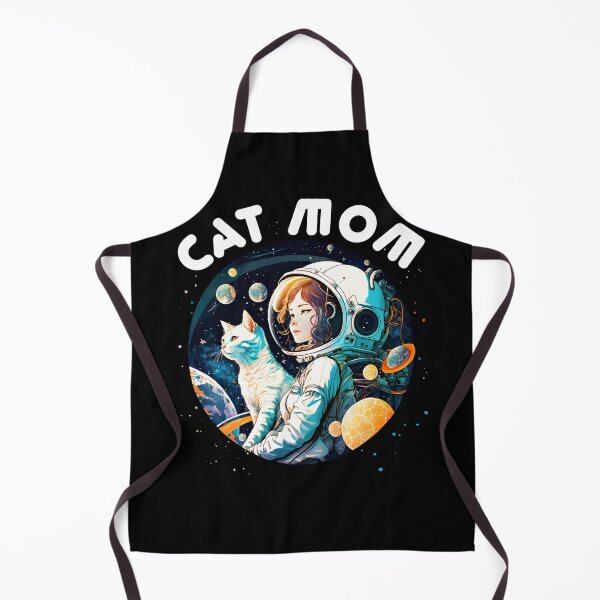 Item preview, Cat Mom Funny Vintage Cat Space & Fantasy Lover Astronaut designed and sold by SecretDicer.
