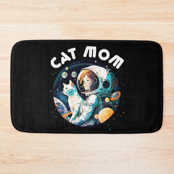 Item preview, Cat Mom Funny Vintage Cat Space & Fantasy Lover Astronaut designed and sold by SecretDicer.