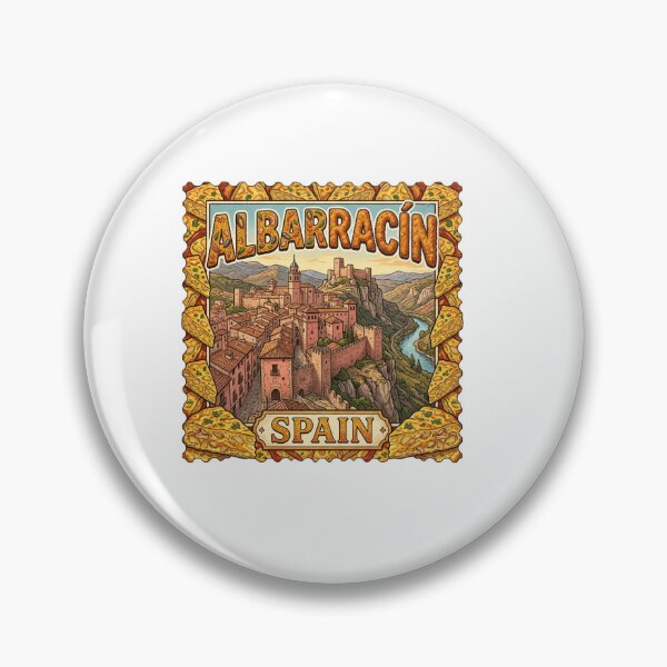 Item preview, Albarracin Spain Food Sticker designed and sold by Imaginarium of Chaos falcon88 .
