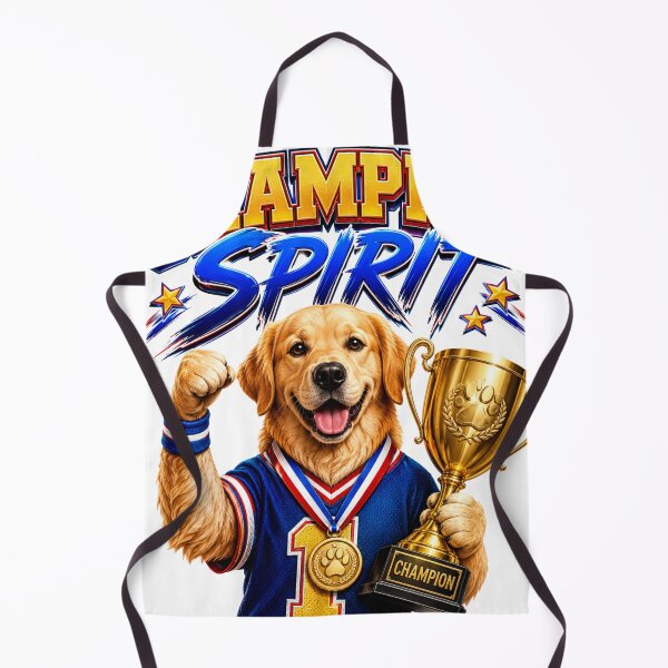 Item preview, Champion Spirit Golden Retriever Trophy Winner Sticker designed and sold by PawFusionArt.