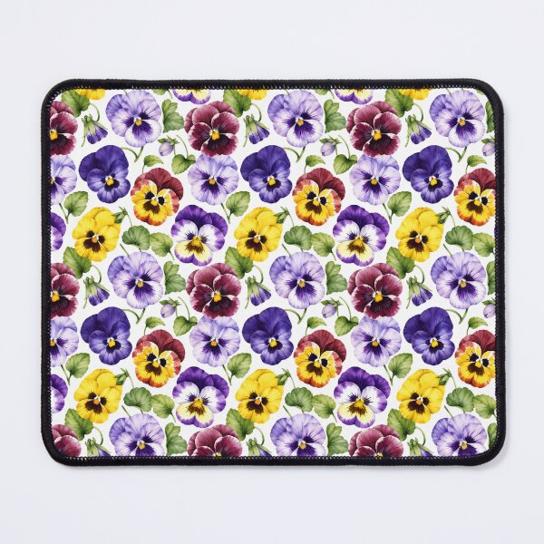 Item preview, Pansy Garden Watercolor Variety Seamless Floral Pattern designed and sold by Inkworksbyshery.