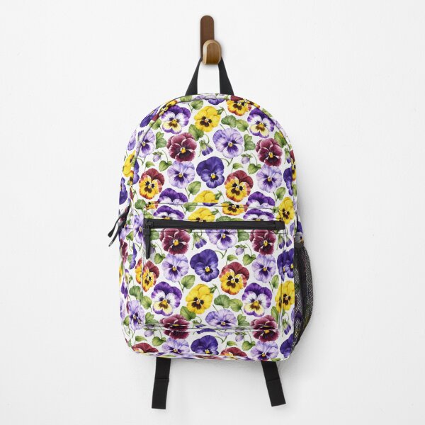 Item preview, Pansy Garden Watercolor Variety Seamless Floral Pattern designed and sold by Inkworksbyshery.