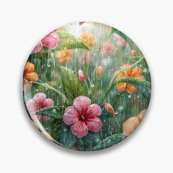 Item preview, Flowers with wet summer  designed and sold by aumni.