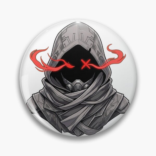 Item preview, Dark Techwear Assassin Glowing Red Eyes Graphic designed and sold by Munib320.