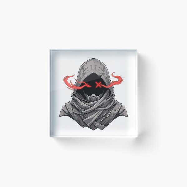 Item preview, Dark Techwear Assassin Glowing Red Eyes Graphic designed and sold by Munib320.