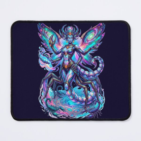 Item preview, Cosmic Scorpio Goddess Scorpion Queen Art designed and sold by ChaEmm_Studio.