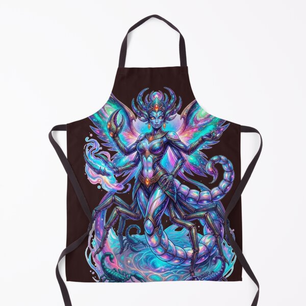 Item preview, Cosmic Scorpio Goddess Scorpion Queen Art designed and sold by ChaEmm_Studio.