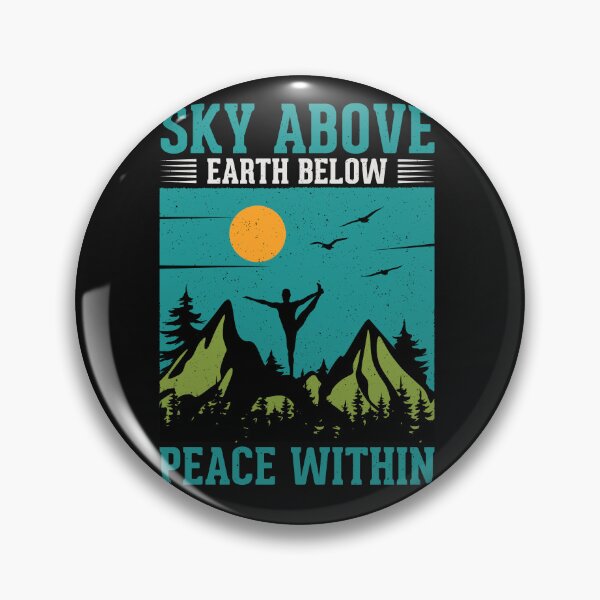 Item preview, Sky above earth below peace within designed and sold by Tiny-Love ⭐⭐⭐⭐⭐.