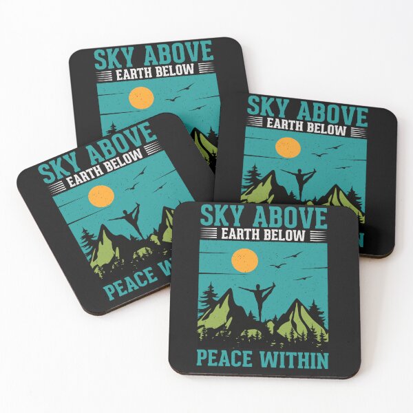 Item preview, Sky above earth below peace within designed and sold by Tiny-Love ⭐⭐⭐⭐⭐.