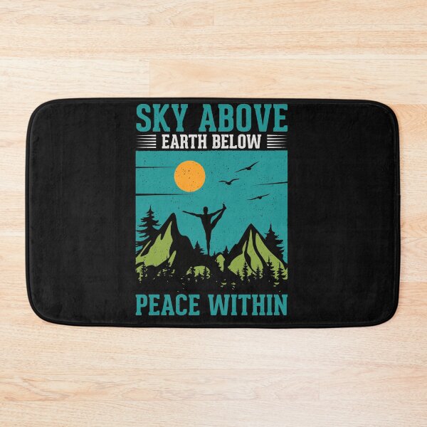 Item preview, Sky above earth below peace within designed and sold by Tiny-Love ⭐⭐⭐⭐⭐.