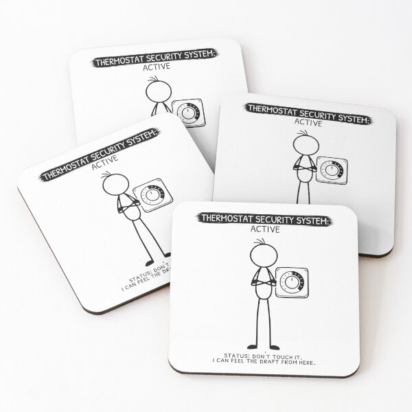 Item preview, Thermostat Security System Funny Dad Design designed and sold by Pebl-Co.