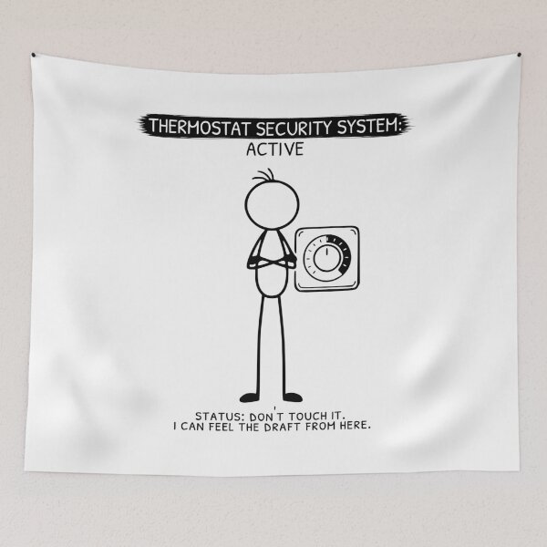 Item preview, Thermostat Security System Funny Dad Design designed and sold by Pebl-Co.