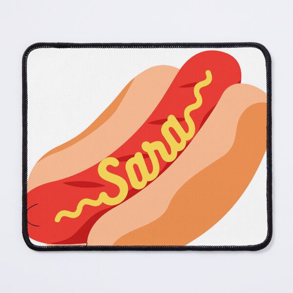 Item preview, Sara Hot Dog with Mustard designed and sold by Hockeybrat26.