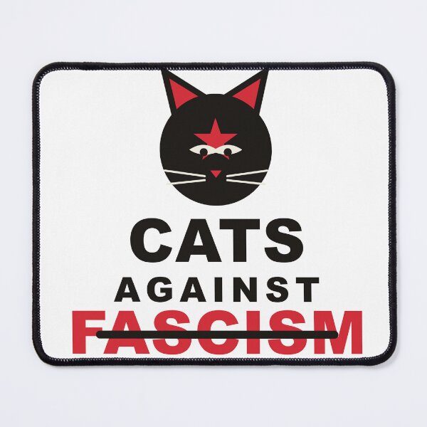 Item preview, CATS AGAINST FASCISM designed and sold by Yodo1312.