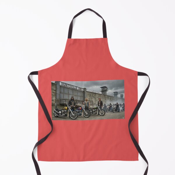Item preview, BIKERS AWAIT THE RELEASE OF A MEMBER HUNTSVILLE UNIT TEXAS 60S designed and sold by VERYOLDROAD BY AXTON BROWNING .