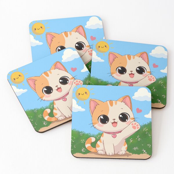 Item preview, Happy Kitty designed and sold by Little Dora Art.