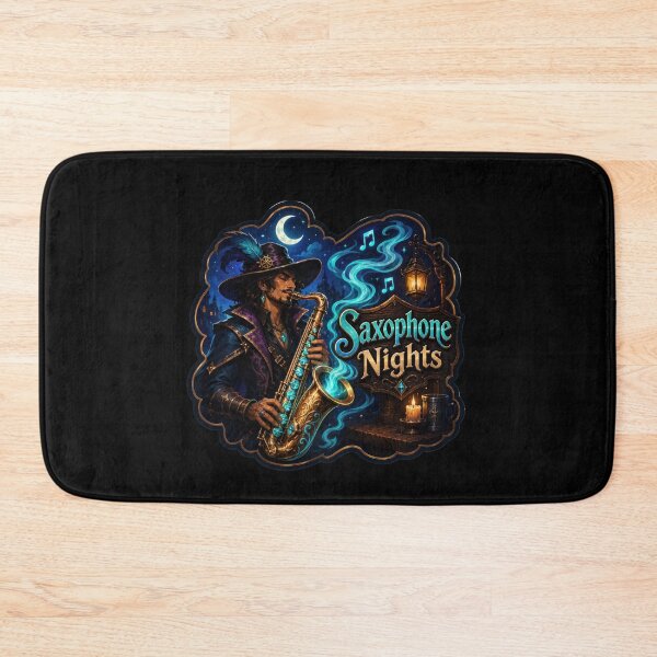 Item preview, Saxophone Nights Fantasy Jazz Music Sticker  designed and sold by Sketchlegacy.