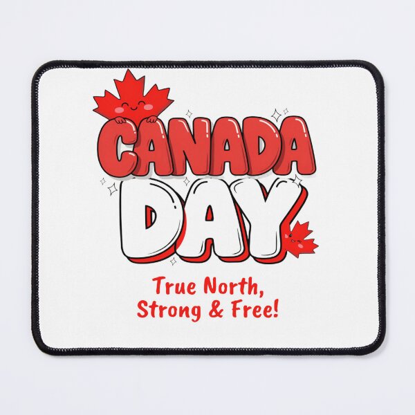 Item preview, Canada Day True North Strong in Red and White Kawaii Maple Leaf designed and sold by InspiredCreatives.