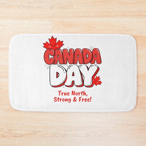 Item preview, Canada Day True North Strong in Red and White Kawaii Maple Leaf designed and sold by InspiredCreatives.
