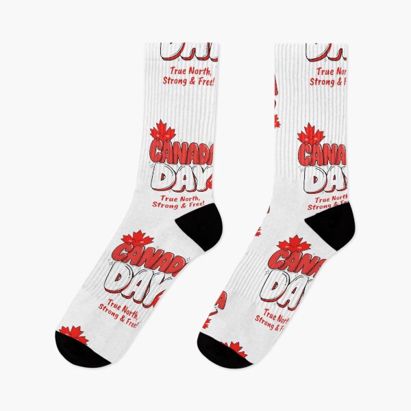 Item preview, Canada Day True North Strong in Red and White Kawaii Maple Leaf designed and sold by InspiredCreatives.