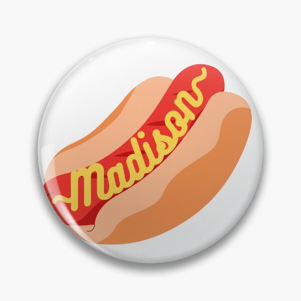 Item preview, Madison Hot Dog with Mustard designed and sold by Hockeybrat26.