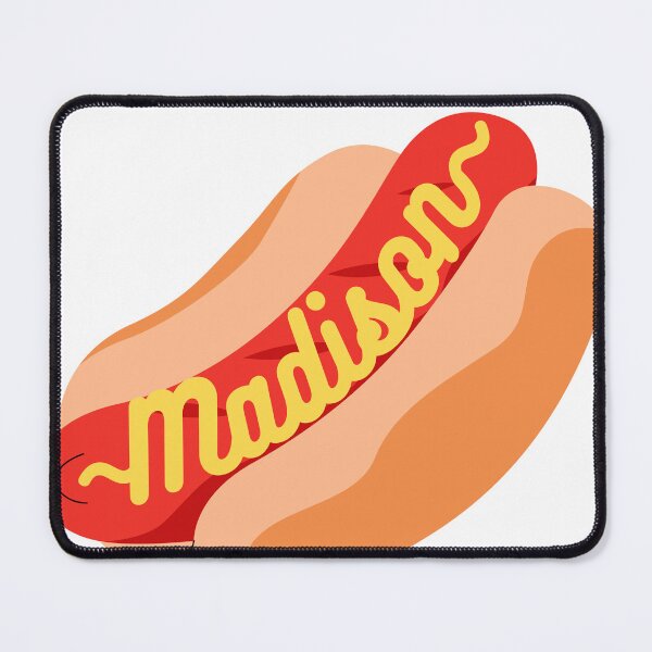 Item preview, Madison Hot Dog with Mustard designed and sold by Hockeybrat26.