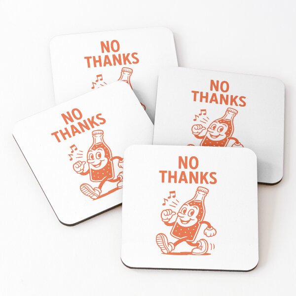 Item preview, No Thanks Bottle Red designed and sold by SolidPrintCo.