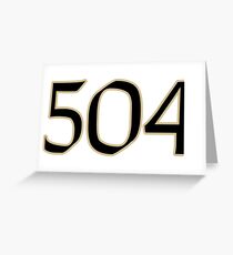 New Orleans LYFE the 504!!! Greeting Card