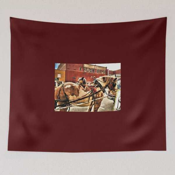 Item preview, "Smart Dog: Lets the Horse Do All the Walkin'"... prints and products designed and sold by Bob Hall©.