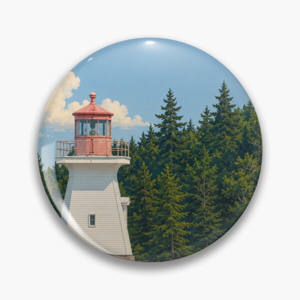 Item preview, Killarney West  Lighthouse Travel Poster designed and sold by greatlakesimage.