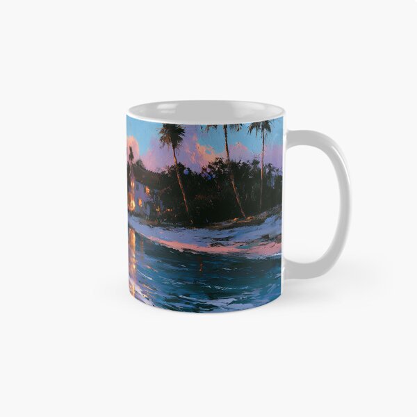 Item preview, Key West Moonlight Tropical Shore Florida Keys Ocean Night designed and sold by daila70.