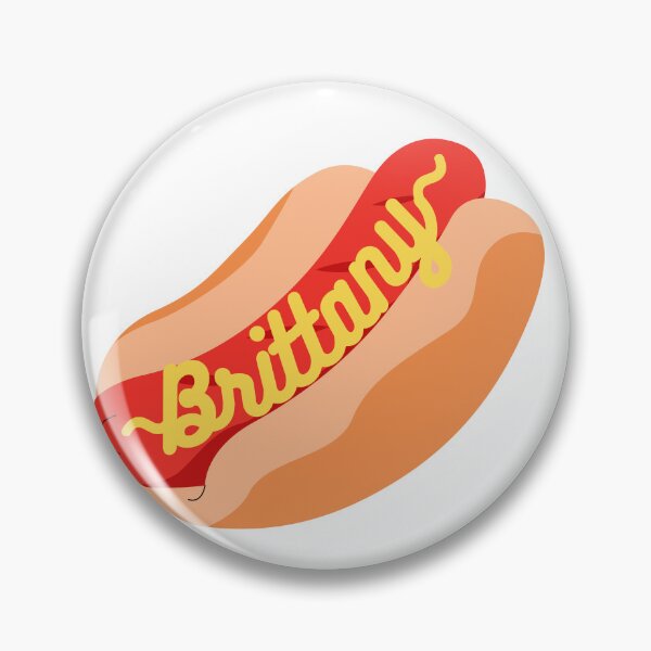Item preview, Brittany Hot Dog with Mustard designed and sold by Hockeybrat26.