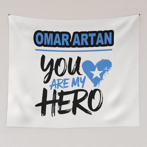 Item preview, Omar, You Are My Hero; Football; Somalia; designed and sold by StickerApe.